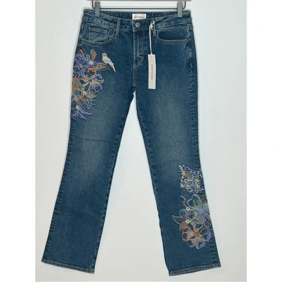 NWT Driftwood Kelly Dalea Bootcut Embroidered Jeans Size 26 x 29 - Picture 2 of 12